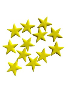 DECORACION ESTRELLAS AMARILLAS
