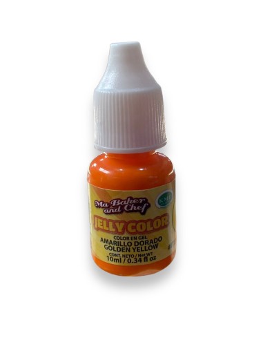 COLORANTE JELLY COLOR AMARILLO DORADO DE 10 ML