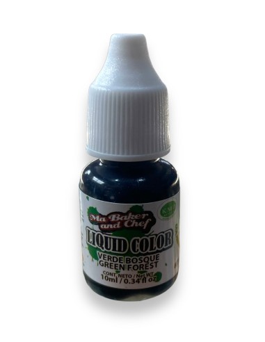 COLORANTE JELLY COLOR  VERDE BOSQUE PARA AEROGRAFO DE 10 ML