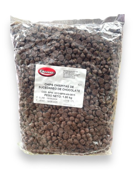 CHIPS CHOCOLATE CHOCONO DE 1 KG