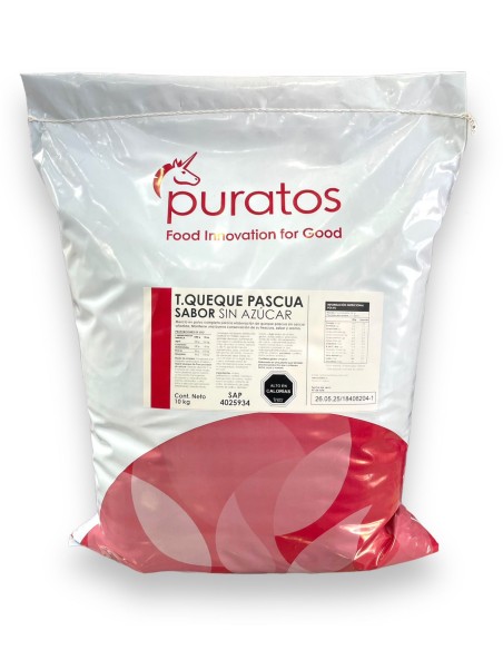 TEGRAL QUEQUE PAN DE PASCUA SIN AZUCAR AÑADIDA DE 10 KILOS