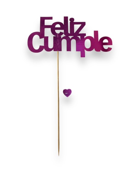 TOPPER FELIZ CUMPLE
