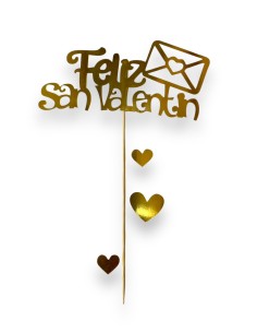 TOPPER FELIZ SAN VALENTIN