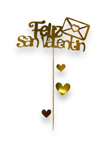 TOPPER FELIZ SAN VALENTIN