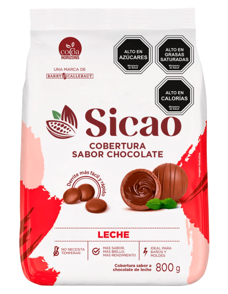COBERTURA SICAO LECHE DE  800 GR