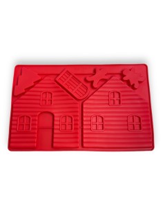 MOLDE DE SILICONA DE CASA NAVIDAD