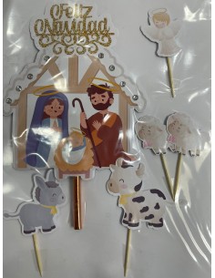 TOPPER FELIZ NAVIDAD