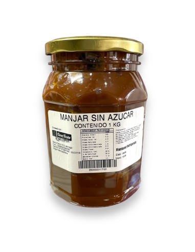 MANJAR SIN AZUCRA DE 1 KG