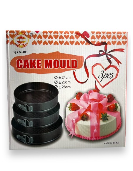 SET DE MOLDE PARA TORTA DESMONTABLE
