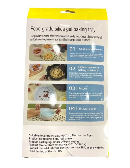 MOLDE DE SILICONA PARA FREIDORA DE AIRE