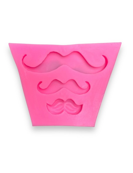 MOLDE DE SILICONA DE BIGOTE