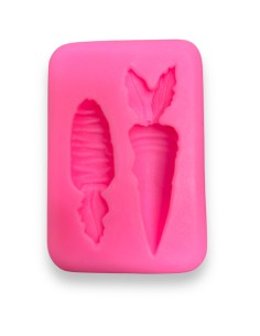 MOLDE SILICONA DE ZANAHORIA