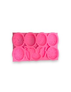 MOLDE DE SILICONA DE HUEVITOS