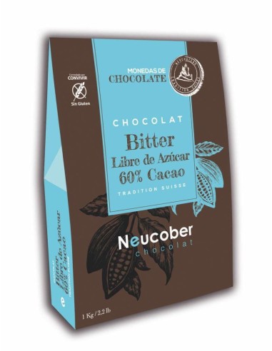 COBERTURA NEUCOBER CHOCOLATE FINO BITTER 60% CACAO