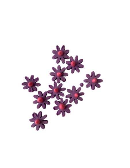 SET DE FLORES MORADAS MINIS