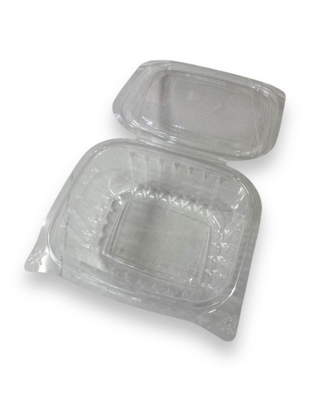 ENVASE PLASTICO RECTANGULAR CON TAPA