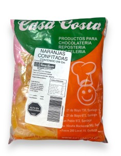 Naranjas confitadas 250gr