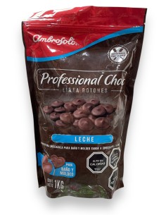 COBERTURA LECHE BOTONES AMBROSOLI DE 1 KG