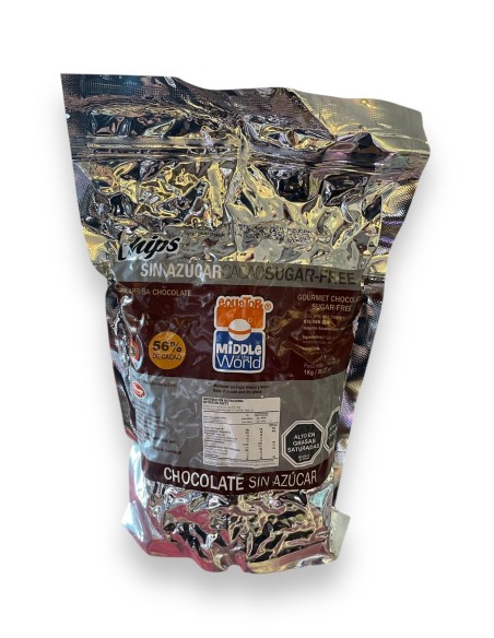 CHIPS SIN AZUCAR CHOCONO DE 56% CACAO