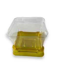 VASO PLASTICO CUADRADO