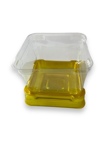 VASO PLASTICO CUADRADO