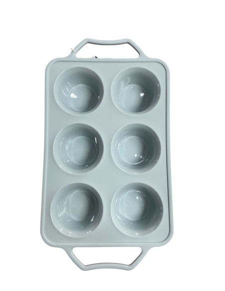 MOLDE DE MUFFINS DE 6 UNIDADES