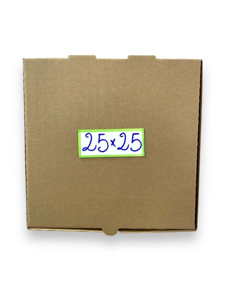 CAJA PIZZA DE 25X25 CM