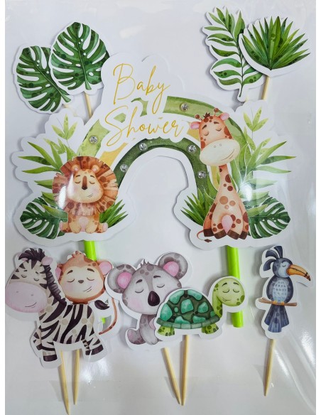 TOPPER DE ANIMALES DE LA SELVA