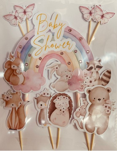 TOPPER ANIMALITOS DEL BOSQUE