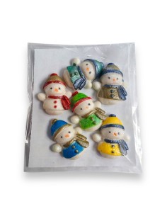 PASTILLAJE NAVIDAD MUÑECOS DE NIEVE
