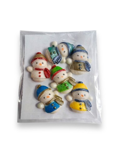 PASTILLAJE NAVIDAD MUÑECOS DE NIEVE