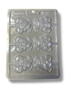 MOLDE PLASTICO DE PALETA DE CONEJO