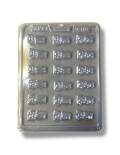 MOLDE PLASTICO DE CONEJITOS