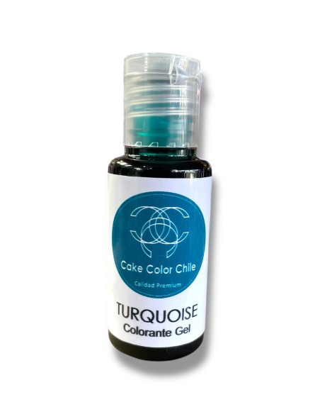 COLORANTE GEL CAKE COLOR TURQUESA DE 22GR