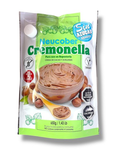 CREMONELLA SIN AZUCAR AÑADIDA DE 650GR
