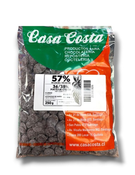 CARAVELLA ARIBA DARK 57% CACAO DE 250 GR