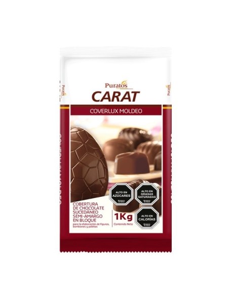 COVERLUX MOLDEO PURATOS SEMIAMARGO GOTA DE 1KG