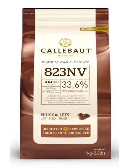 CHOCOLATE CALLEBAUT LECHE 823 DE KILO