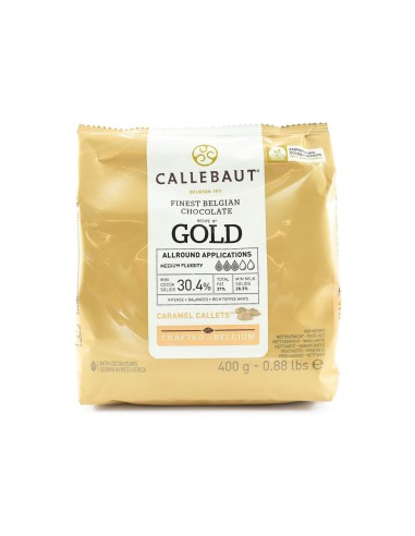 CHOCOLATE CALLEBAUT GOLD DE 400GR