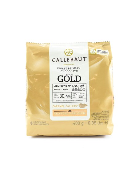 CHOCOLATE CALLEBAUT GOLD DE 400GR