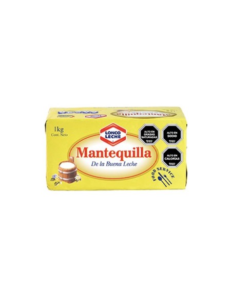 Mantequilla Lonco 1 Kilo Con Sal