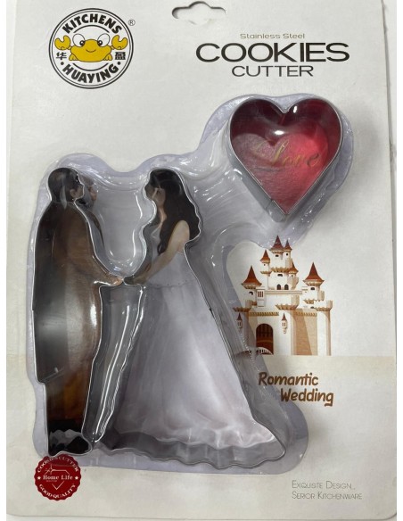 CORTANE DE NOVIOS PARA GALLETA