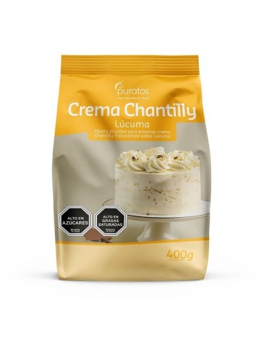 CREMA PURATOS CHANTILLY LÚCUMA 400GR