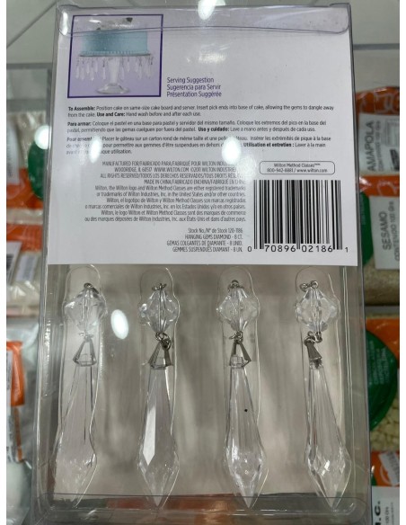 DECORACION GEMAS COLGANTE