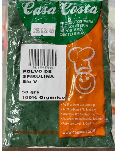 POLVO DE SPIRULINA DE 50GR