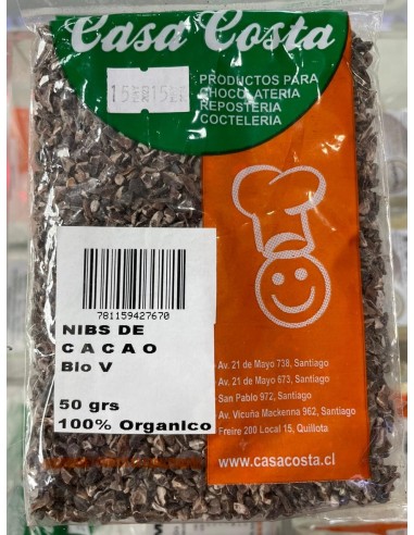 NIBS DE CACAO BIO V DE 50 GR