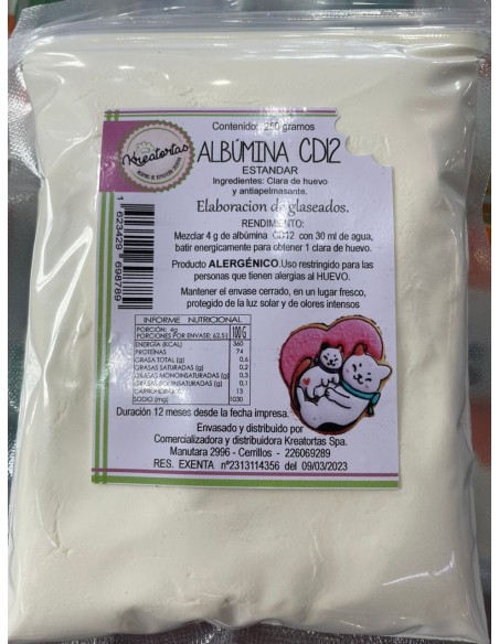 ALBUMINA C12 DE 250GR KREATORTA