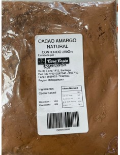CACAO AMARGO ALCALINO DE 250 GR