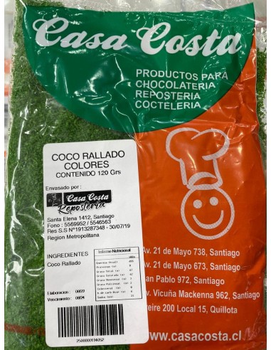 COCO RALLADO VERDE DE 120 GR