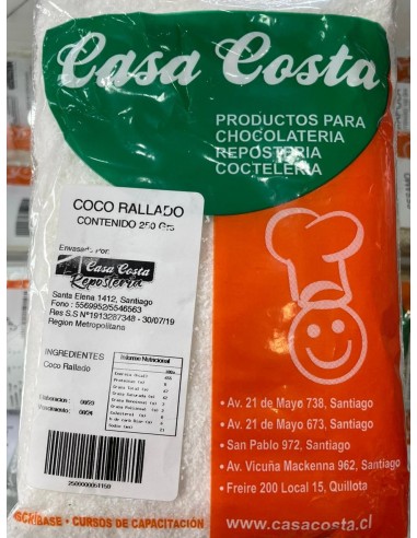 COCO RALLADO DE 250 GR